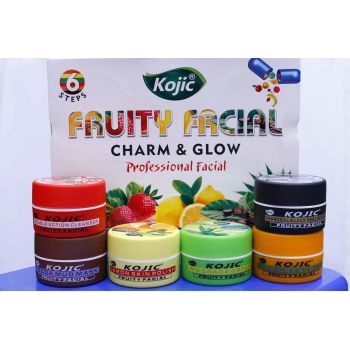 Charm and Glow Fruity Facial Kit 6 Steps Set 100g